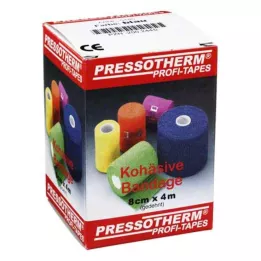 PRESSOTHERM Venda cohesiva 8 cm x 4 m azul, 1 ud