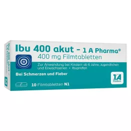 IBU 400 comprimidos recubiertos con película de akut-1A Pharma, 10 uds