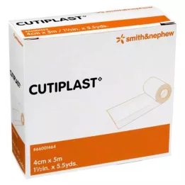 CUTIPLAST Apósito para heridas de 4 cm x 5 m en dispensador, 1 P