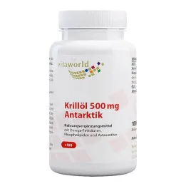 Aceite de krill 500 mg cápsulas antárticas, 100 piezas