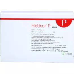 HELIXOR Ampollas de P 20 mg, 50 uds