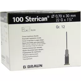 STERICAN Cañales Luer-Lok 0.70x30 mm Gr