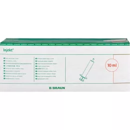 INJEKT Jeringa solo 10 ml Luer excéntrica PVC-fr., 100X10 ml