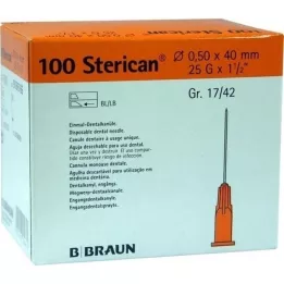 STERICAN dentalkan.luer 0.5x40 mm, 100 pz