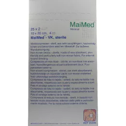 VLIESKOMPRESSEN 10x20 cm estéril, 25X2 uds