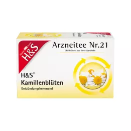H&S Bolsas de filtro para té de manzanilla, 20 x 1,5 g