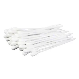 Bastoncillos de algodón plástico cabeza grande 15 cm, 50 piezas