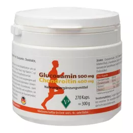 GLUCOSAMIN Cápsulas de 500 mg + condroitina de 400 mg, 270 uds