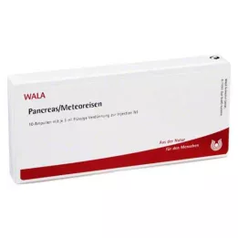 PANCREAS/METEOREISEN Ampollas, 10X1 ml