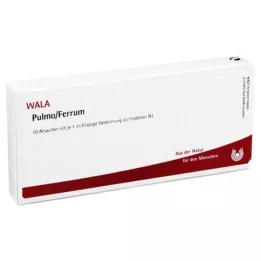 PULMO/FERRUM Ampollas, 10X1 ml