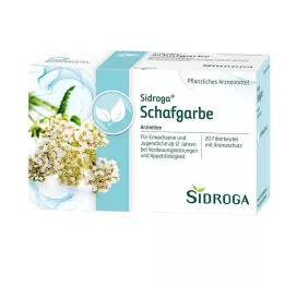 SIDROGA Bolsas de filtro para té de milenrama, 20 x 1,5 g
