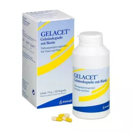 GELACET Cápsulas de gelatina con biotina, 320 uds