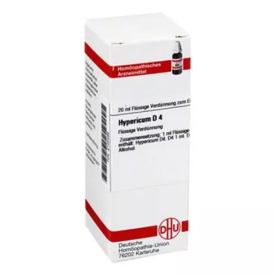 HYPERICUM D 4 Dilución, 20 ml HYPERICUM D 4 Dilución, 20 ml
