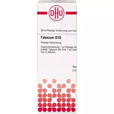 TABACUM Dilución D 10, 20 ml TABACUM Dilución D 10, 20 ml