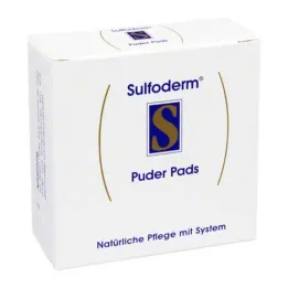 Almohadillas en polvo Sulfoderm S, 3 piezas