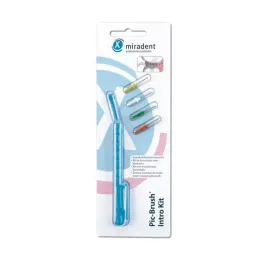 MIRADENT Kit de introducción a pinceles Interd.Pic-Brush 1H+4B.tra.blue, 1 ud