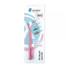 MIRADENT Kit de introducción a pinceles Interd.Pic-Brush 1H+4B.tra.pink, 1 pieza