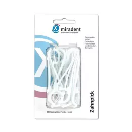 MIRADENT Palillos de hilo dental, 30 piezas