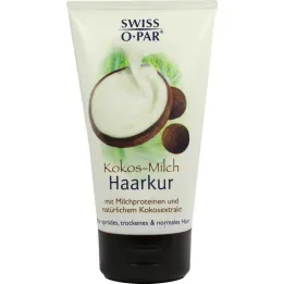 Tratamiento capilar con leche de coco Swiss O Par, 150 ml