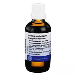 ACIDUM SULFURICUM KOMPLEX líquido, 50 ml