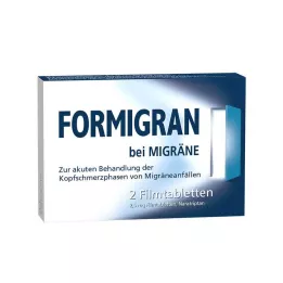 FORMIGRAN Comprimidos recubiertos con película, 2 uds