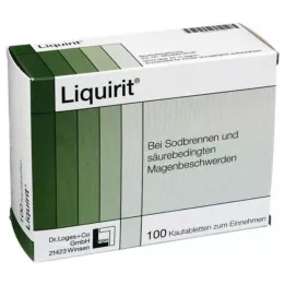 Tabletas masticables de Liquirit, 100 pz