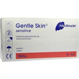 GENTLE SKIN Manos sensibles Lat.unster.pf talla S, 100 piezas