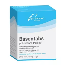 BASENTABS Tabletas Pascoe para equilibrar el pH, 200 uds