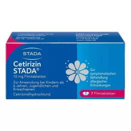 CETIRIZIN STADA Comprimidos recubiertos con película de 10 mg, 7 uds