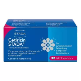CETIRIZIN STADA Comprimidos recubiertos con película de 10 mg, 50 uds
