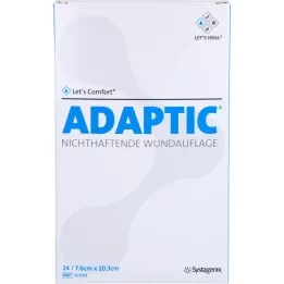 ADAPTIC Apósito húmedo para heridas 7,6 x 20,3 cm 2015DE, 24 uds