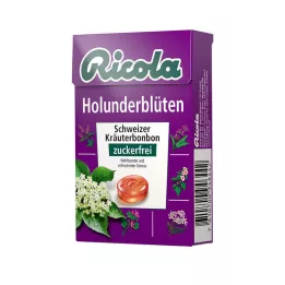 RICOLA Bombones de flor de saúco en caja de 50 g