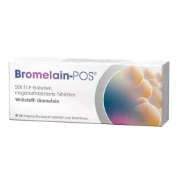 BROMELAIN POS Comprimidos gastrorresistentes, 30 uds