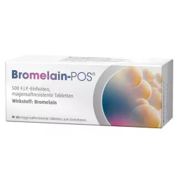 BROMELAIN POS Comprimidos gastrorresistentes, 60 uds