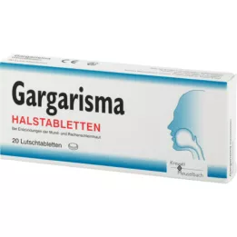 Gargarisma media tabletas, 20 pz