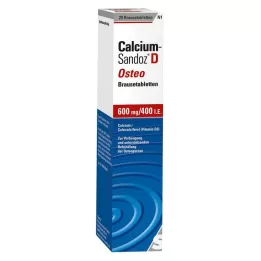 CALCIUM SANDOZ D Comprimidos efervescentes osteogénicos, 20 uds
