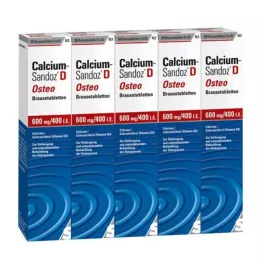 CALCIUM SANDOZ D Comprimidos efervescentes osteogénicos, 100 uds