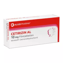 CETIRIZIN AL Comprimidos recubiertos con película de 10 mg, 100 uds