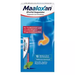 MAALOXAN Suspensión de 25 mVal, 10 x 10 ml
