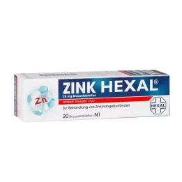 ZINK HEXAL Comprimidos efervescentes, 20 uds