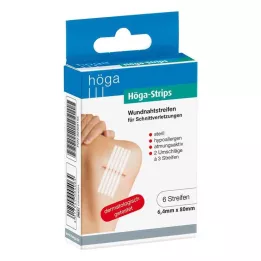 WUNDNAHTSTREIFEN Tiras de Höga de 6,4 x 80 mm, 2 x 3 uds