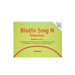 BIOTIN Comprimidos de N de 5 mg, 150 uds