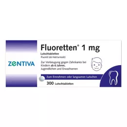 FLUORETTEN Comprimidos de 1,0 mg, 300 uds
