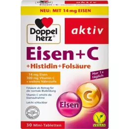DOPPELHERZ Tabletas de Eisen+Vit.C+L-Histidin, 30 pz