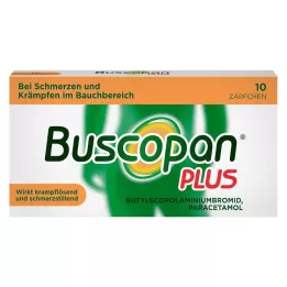 BUSCOPAN Plus 10 mg/800 mg supositorios, 10 uds