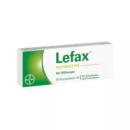 LEFAX Comprimidos masticables, 20 uds