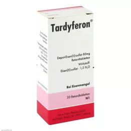TARDYFERON Comprimidos de liberación prolongada, 20 uds