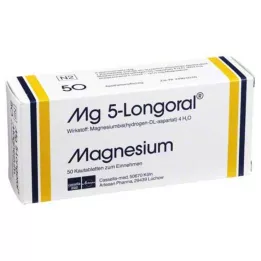 MG 5 LONGORAL Comprimidos masticables, 50 uds