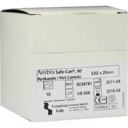 AMBIX Caja fuerte con cierre Kan 22 Gx25 mm curvada, 10 uds