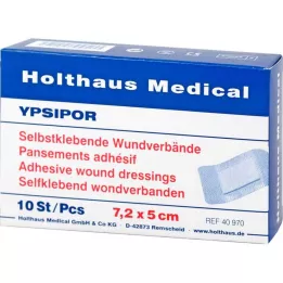 WUNDVERBAND Ypsipor estéril 5x7,2 cm, 50 uds